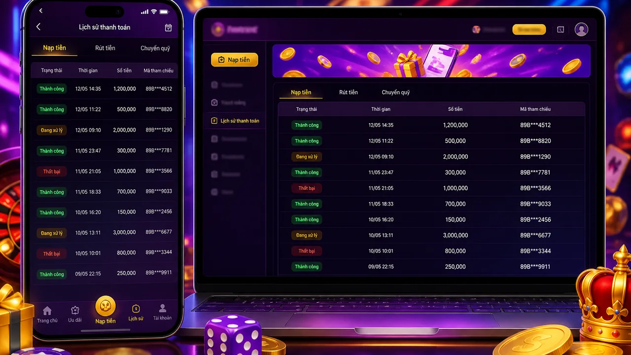 Điện thoại hay máy tính dễ kiểm tra hơn? 89bet và cách đọc lịch sử thanh toán