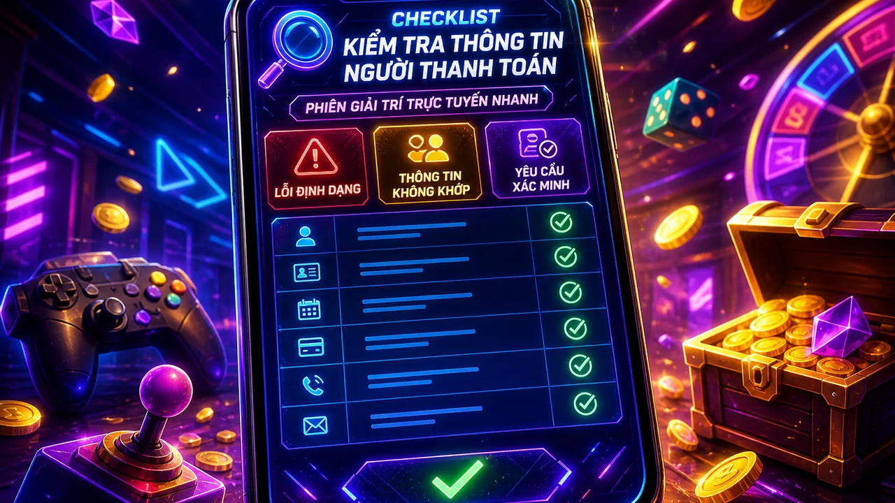 Tên chủ tài khoản không khớp? 89bet và checklist kiểm tra nhanh trước khi liên hệ hỗ trợ